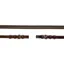 Schockemohle Rubber Reins Hook and Stud - Brown